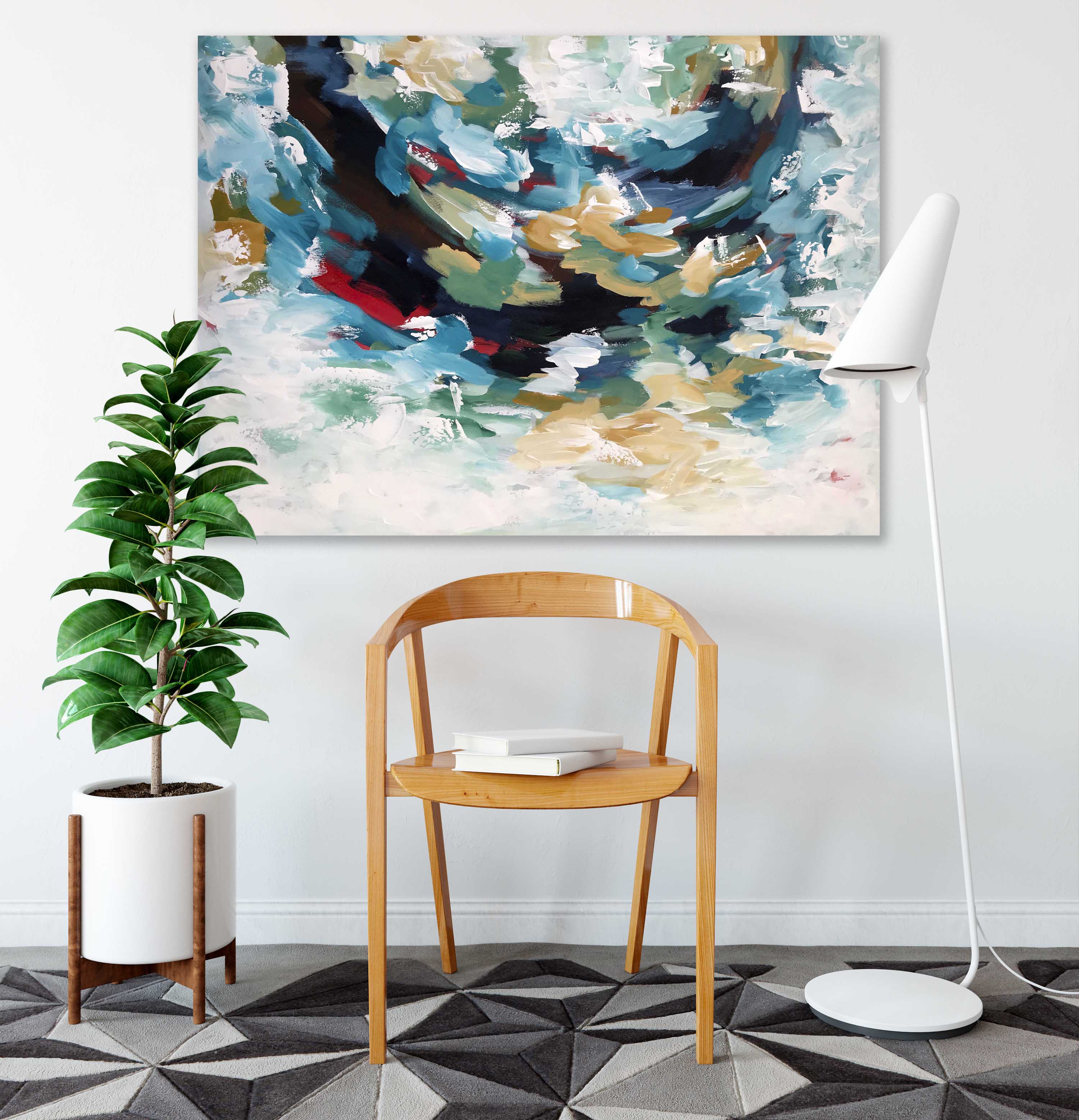The Unwritten Rules Part 2 - 102x76 cm - Original Painting