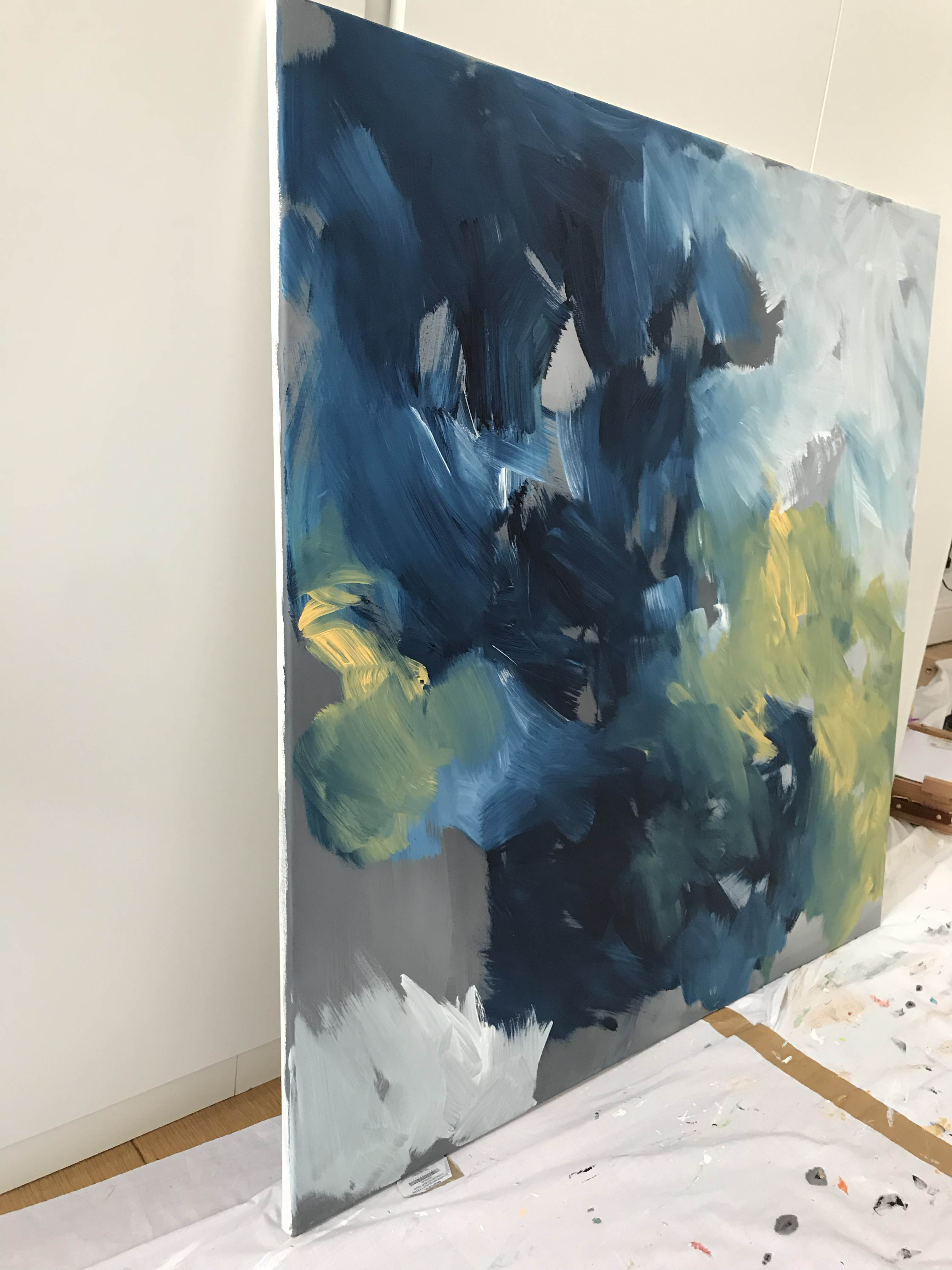 Turning Tide - 102x102 cm - Original Painting