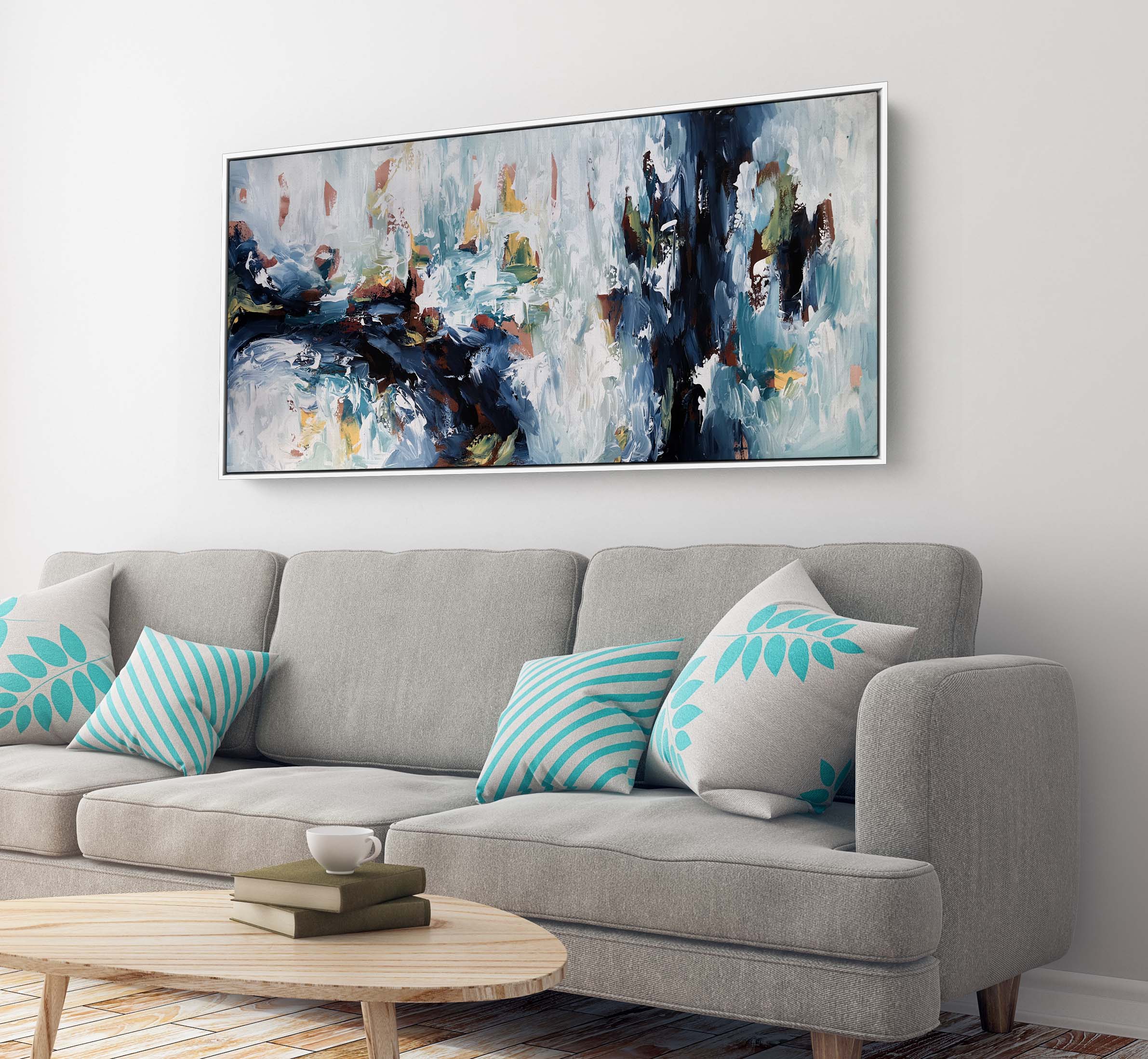 The Waterfall 2 - 152x76 cm - Original Painting