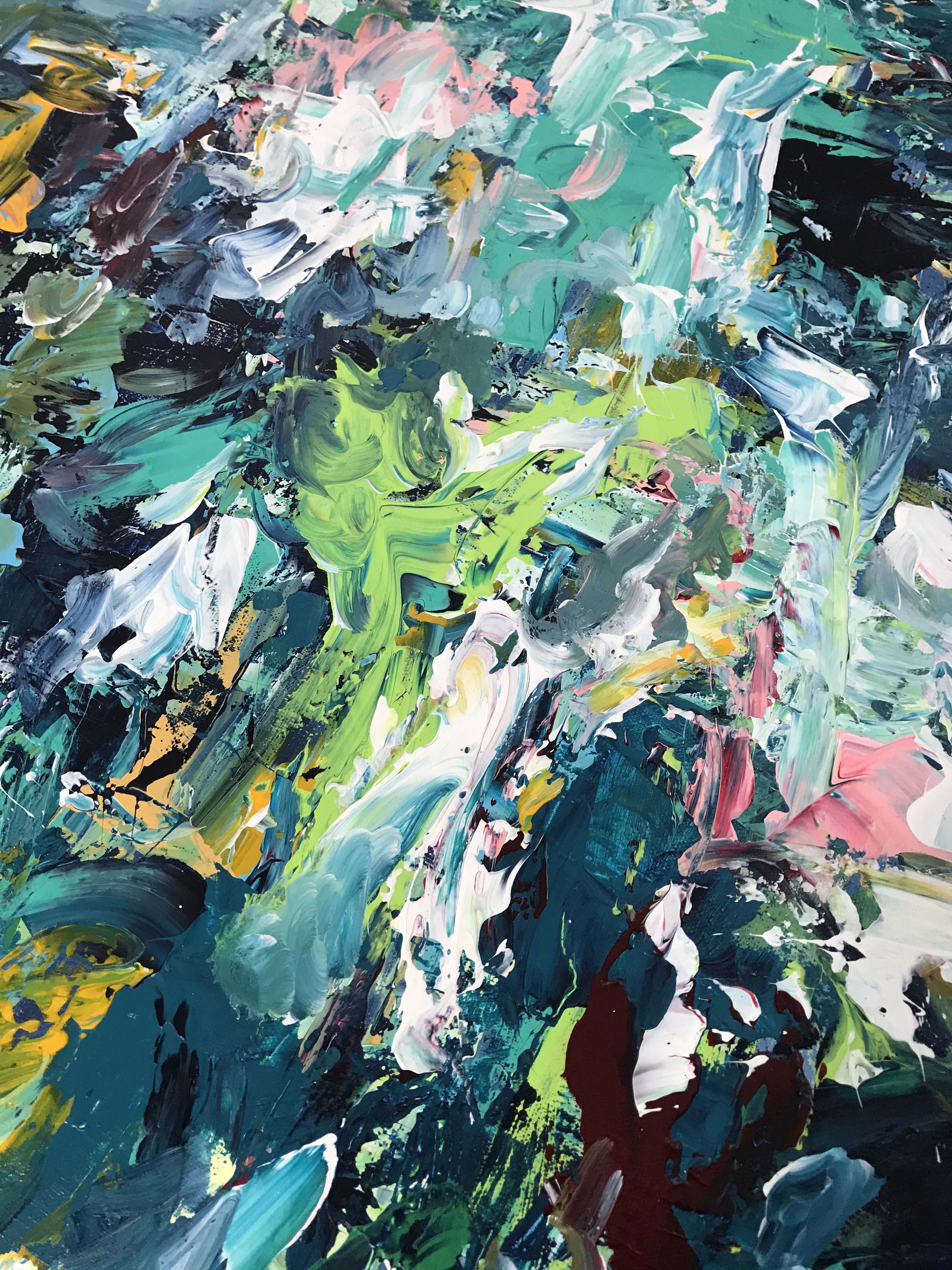 Whatever It Takes - 152x76 cm - Original Painting-OmarObaid.com