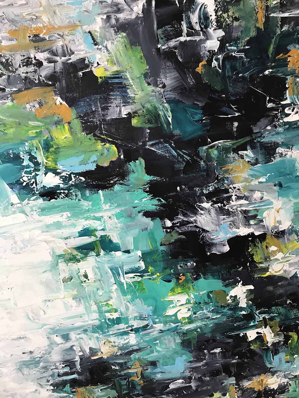 Unsung 2 - 152x102 cm - Original Painting-OmarObaid.com