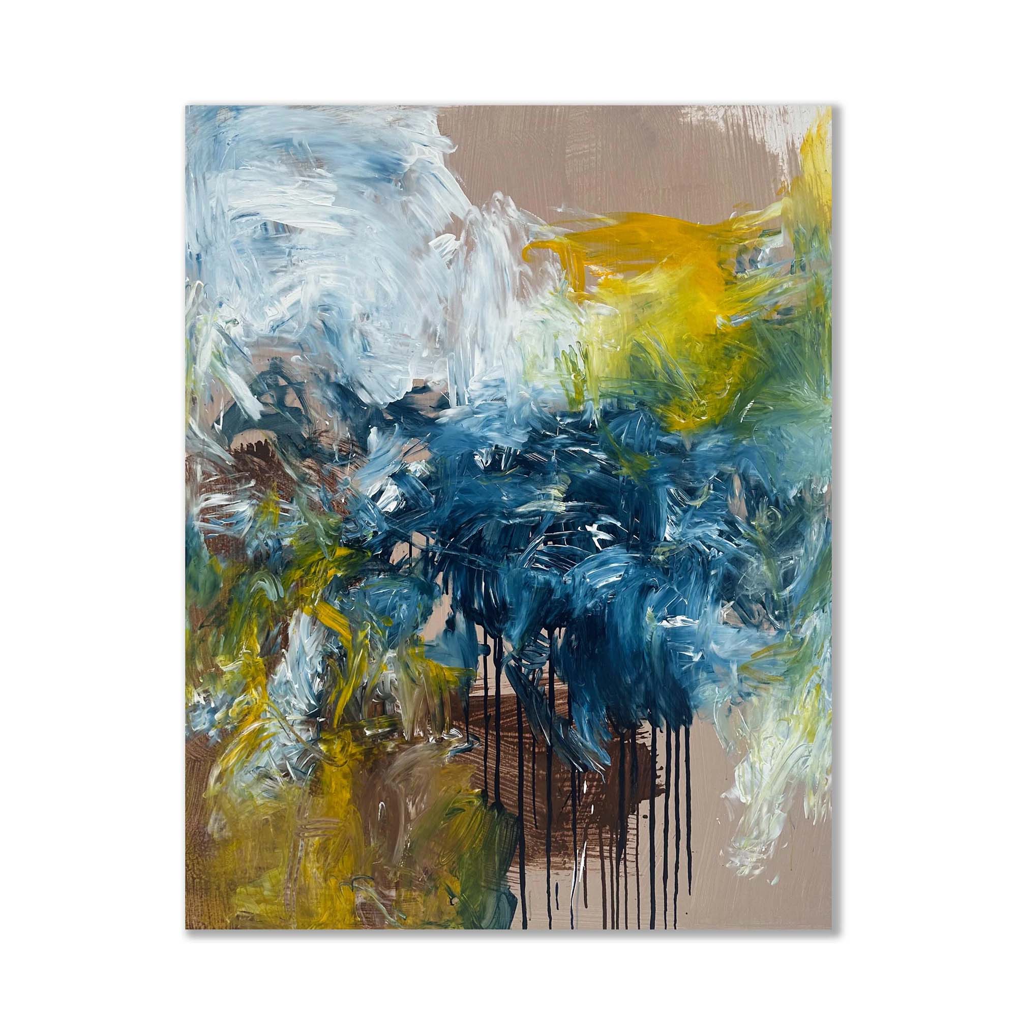 Contemporary London abstract artist Omar Obaid original abstract paintings oil on canvas Expressions Of Nature