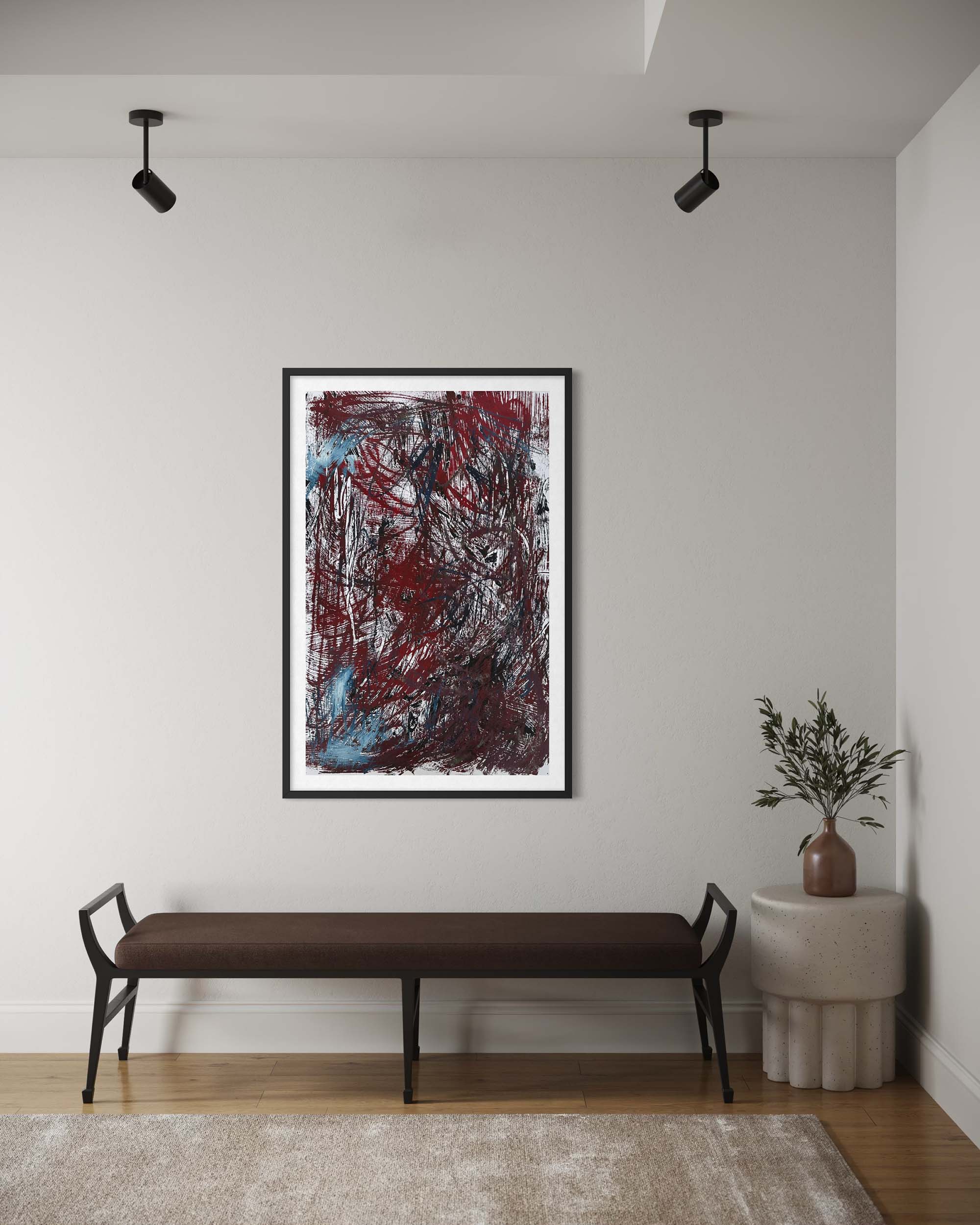 Paper Planes V | Framed Original Painting