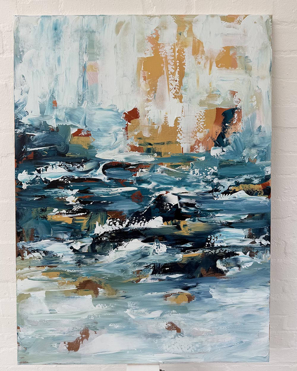 A Stroll Down By The Lake | Original Painting | 100x70cm