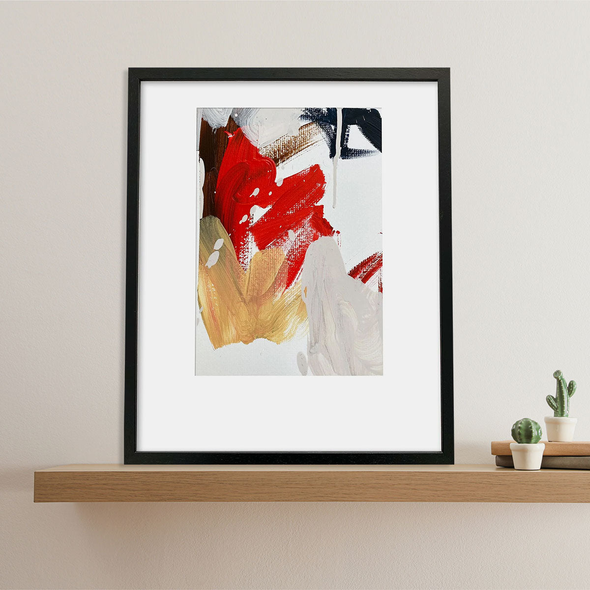 Composition 1 Framed Original Painting-framed-Painting-Abstract House