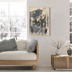 Golden City Original Painting - - Abstract House
