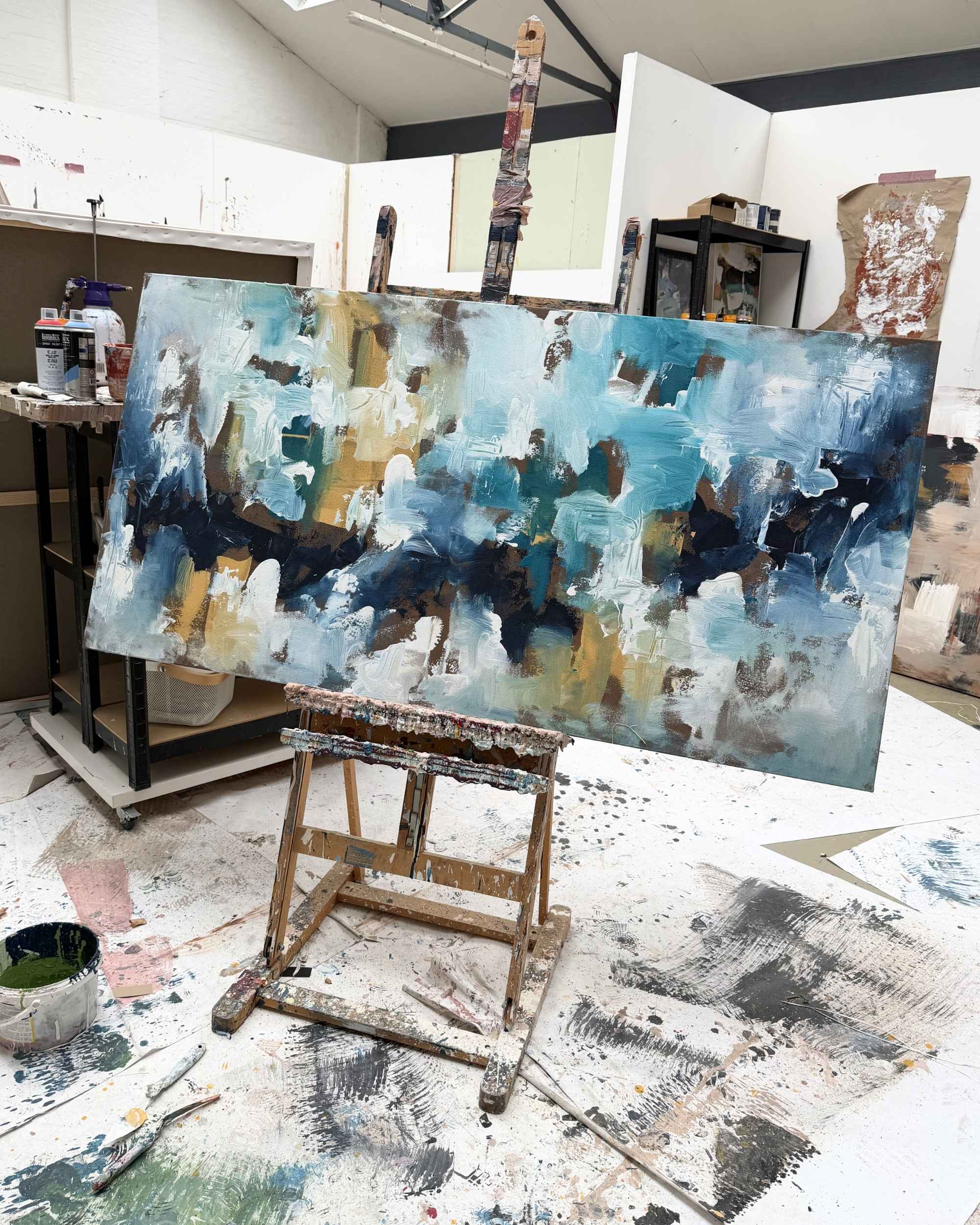 The Edge Of Water | Original Painting | 150x76cm