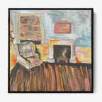 The Drawing Room Original Painting - - Abstract House