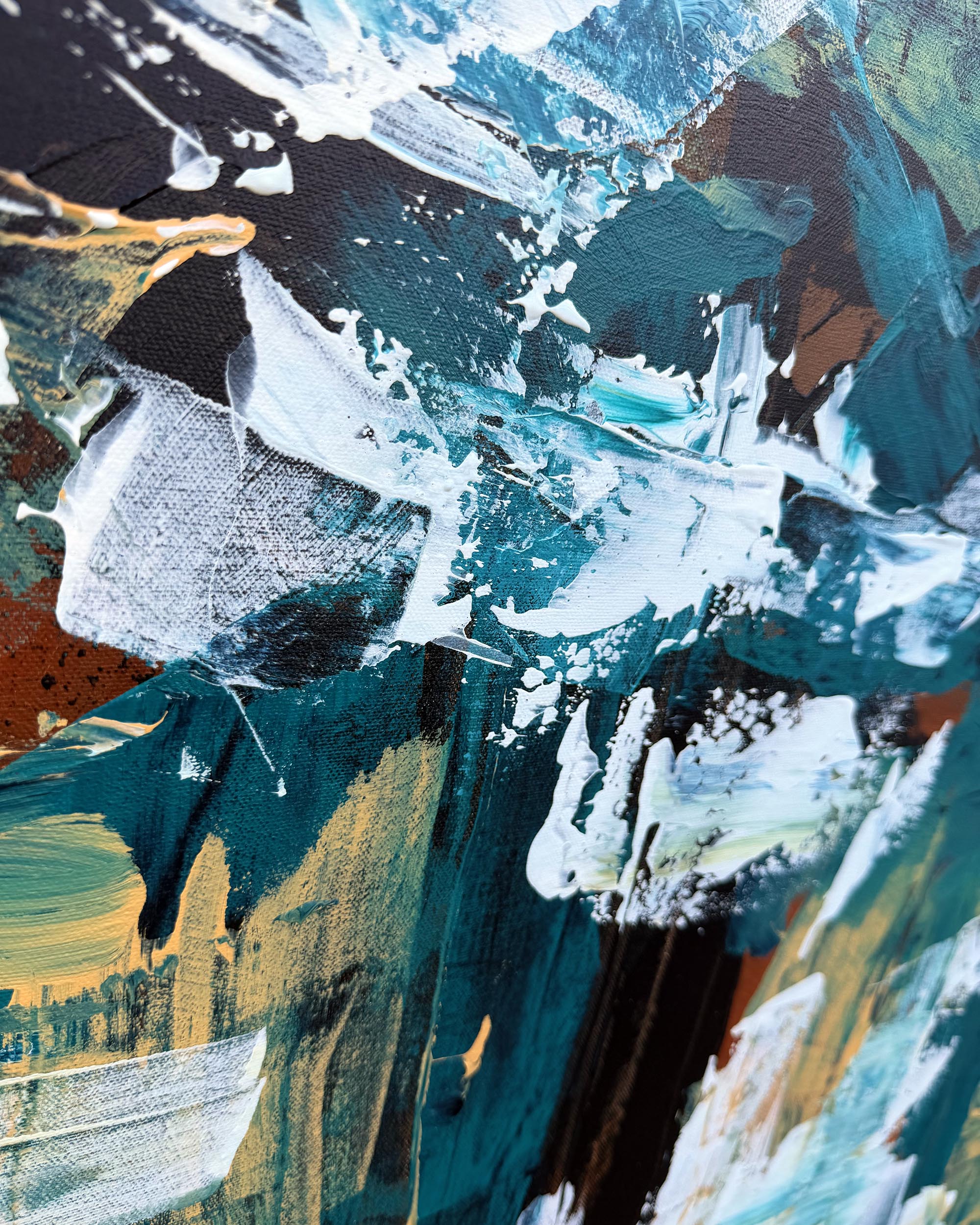 Unresolved | Original Painting | 100x100cm