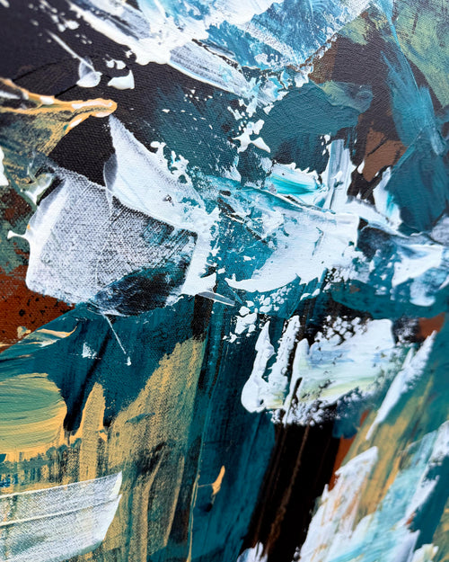 Unresolved | Original Painting | 100x100cm
