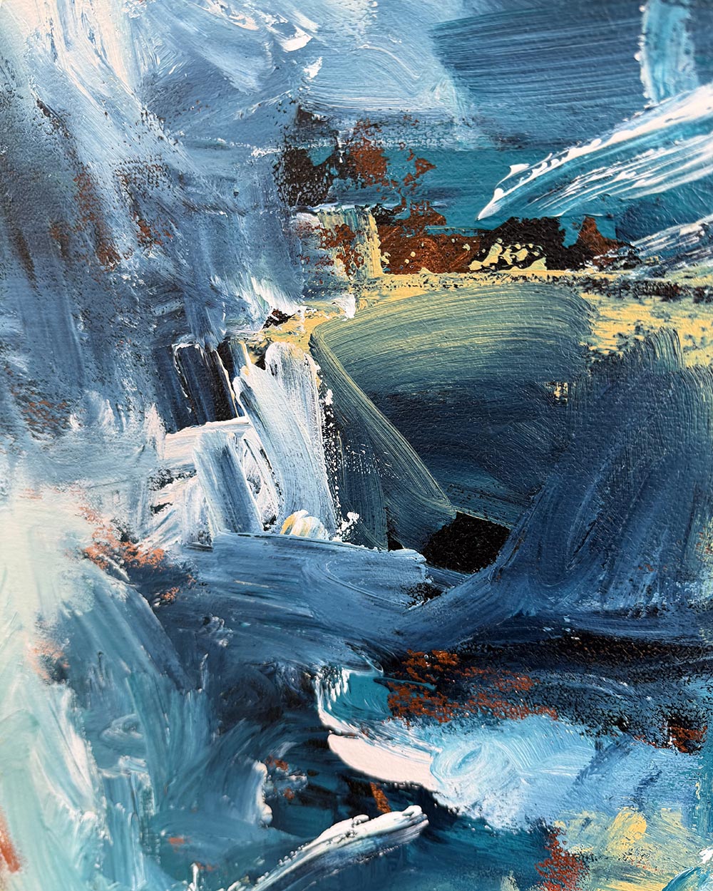 Hidden Coves | Original Painting | 150x76cm