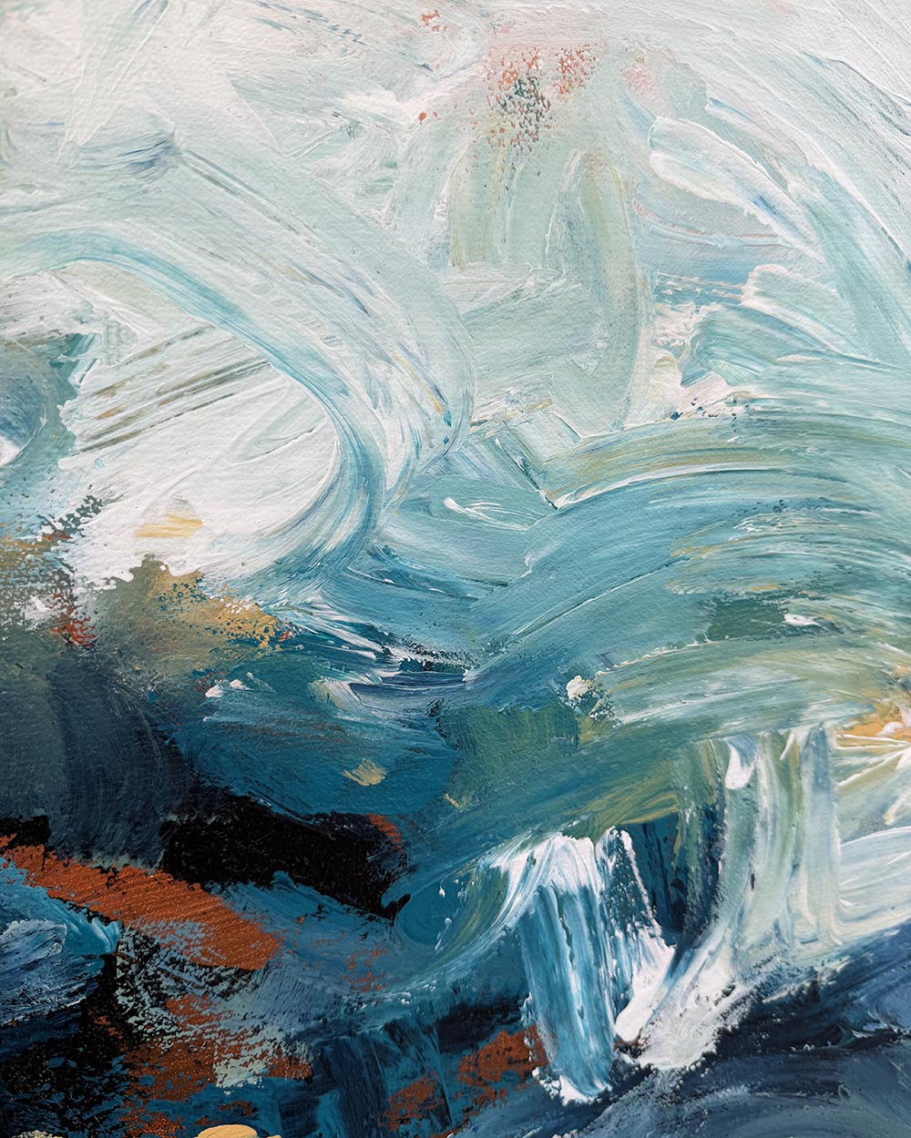 Hidden Coves | Original Painting | 150x76cm