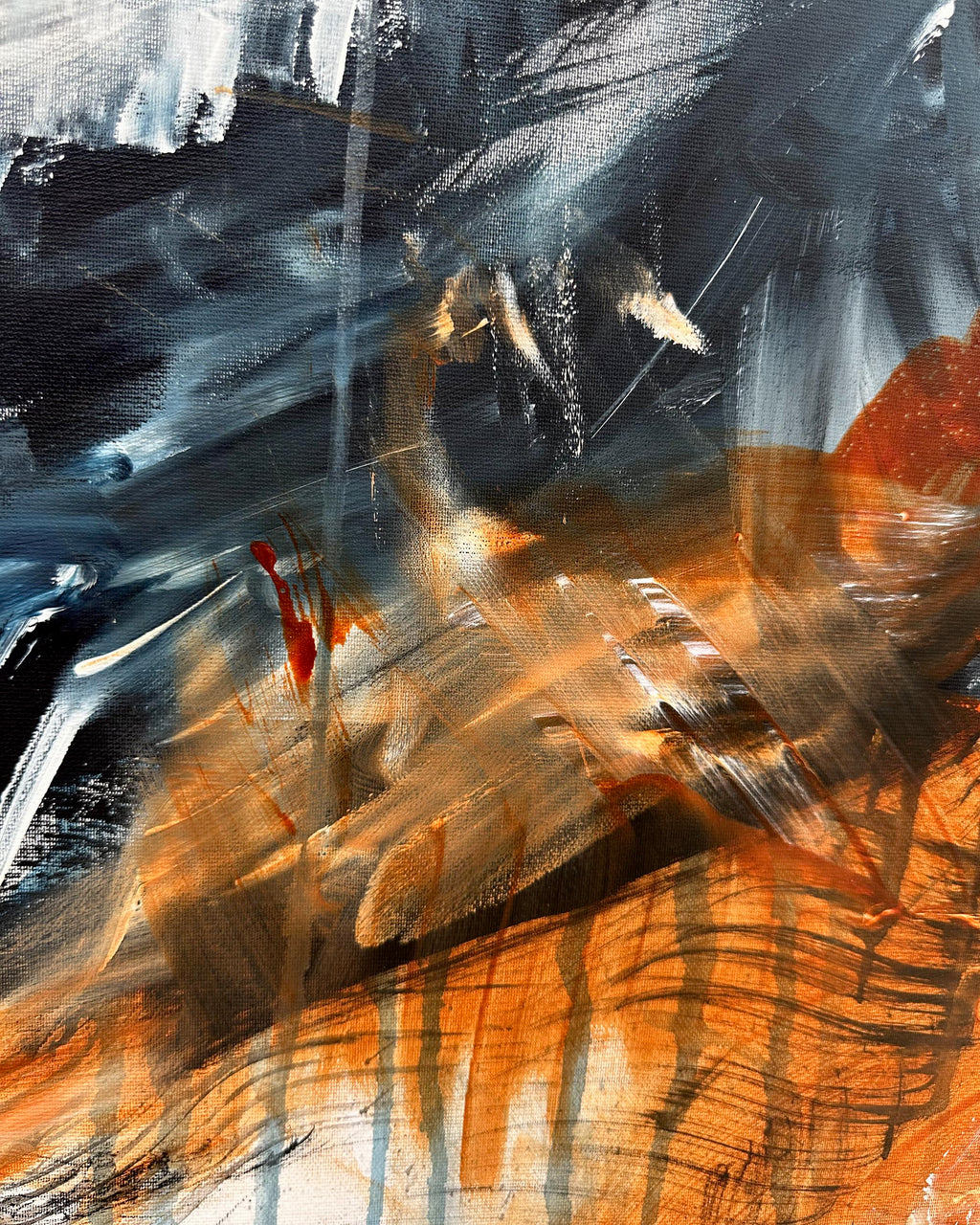 Muted Time | Original Painting | 180x140cm