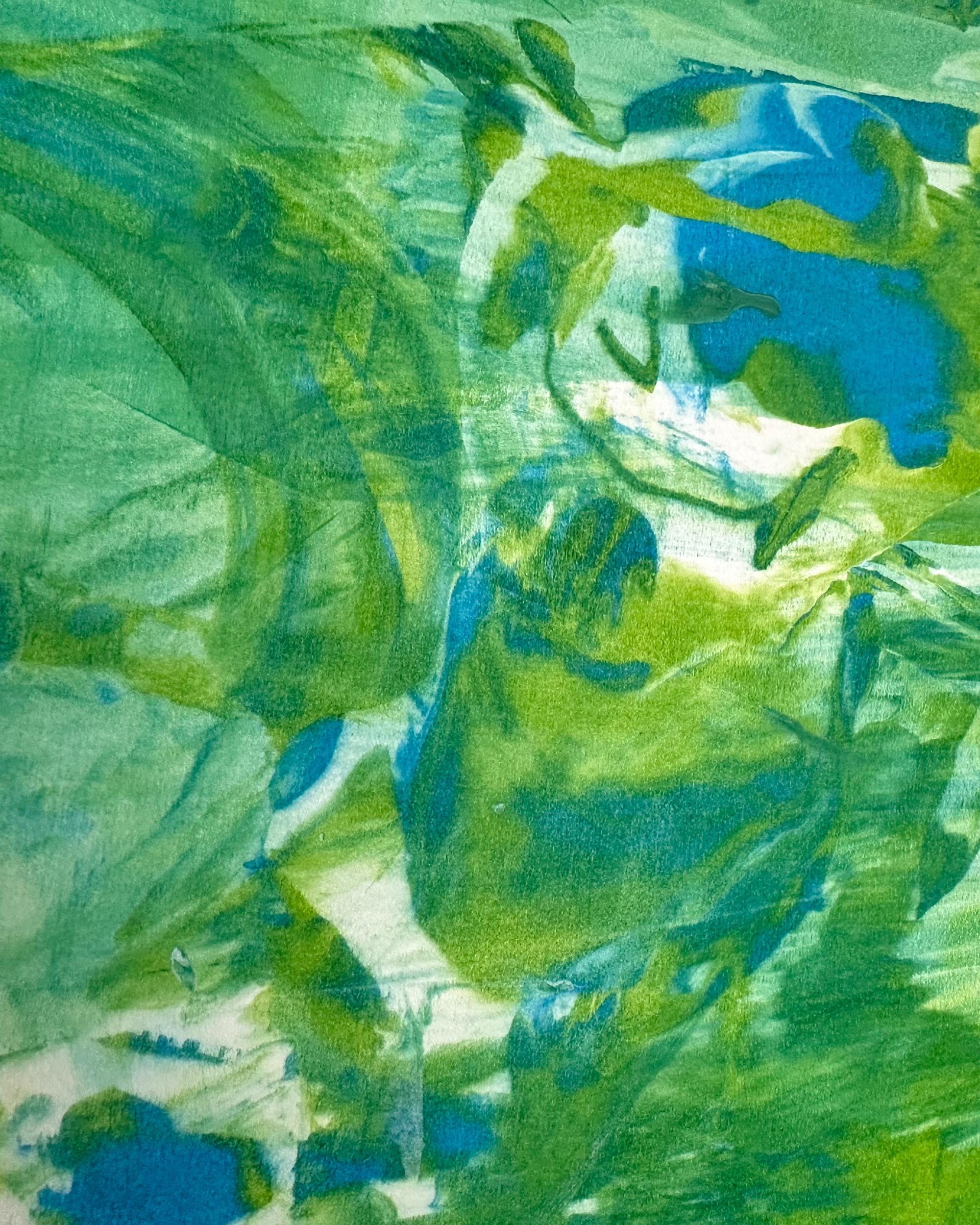 Green Wash Original Painting
