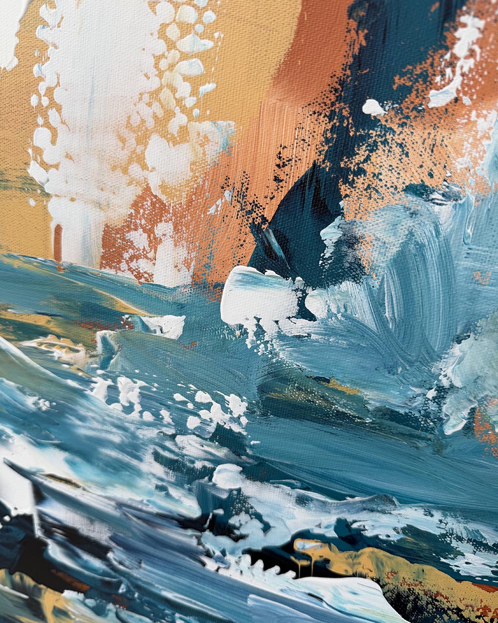 A Stroll Down By The Lake | Original Painting | 100x70cm