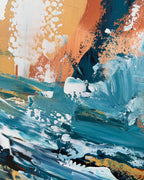 A Stroll Down By The Lake | Original Painting | 100x70cm
