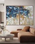 The Journey | DIptych Original Paintings | 200x150cm
