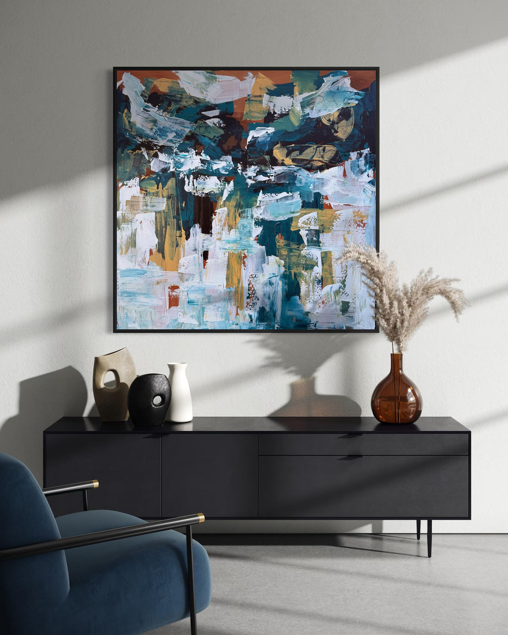 Unresolved | Original Painting | 100x100cm
