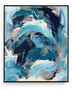 Dream Away - 120x100cm Original Painting-Abstract House