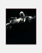 Pitch Black Sea | Diptych Original Painting | 200x120cm