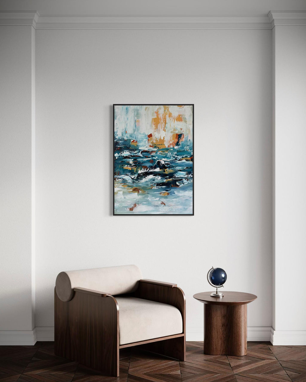 A Stroll Down By The Lake | Original Painting | 100x70cm