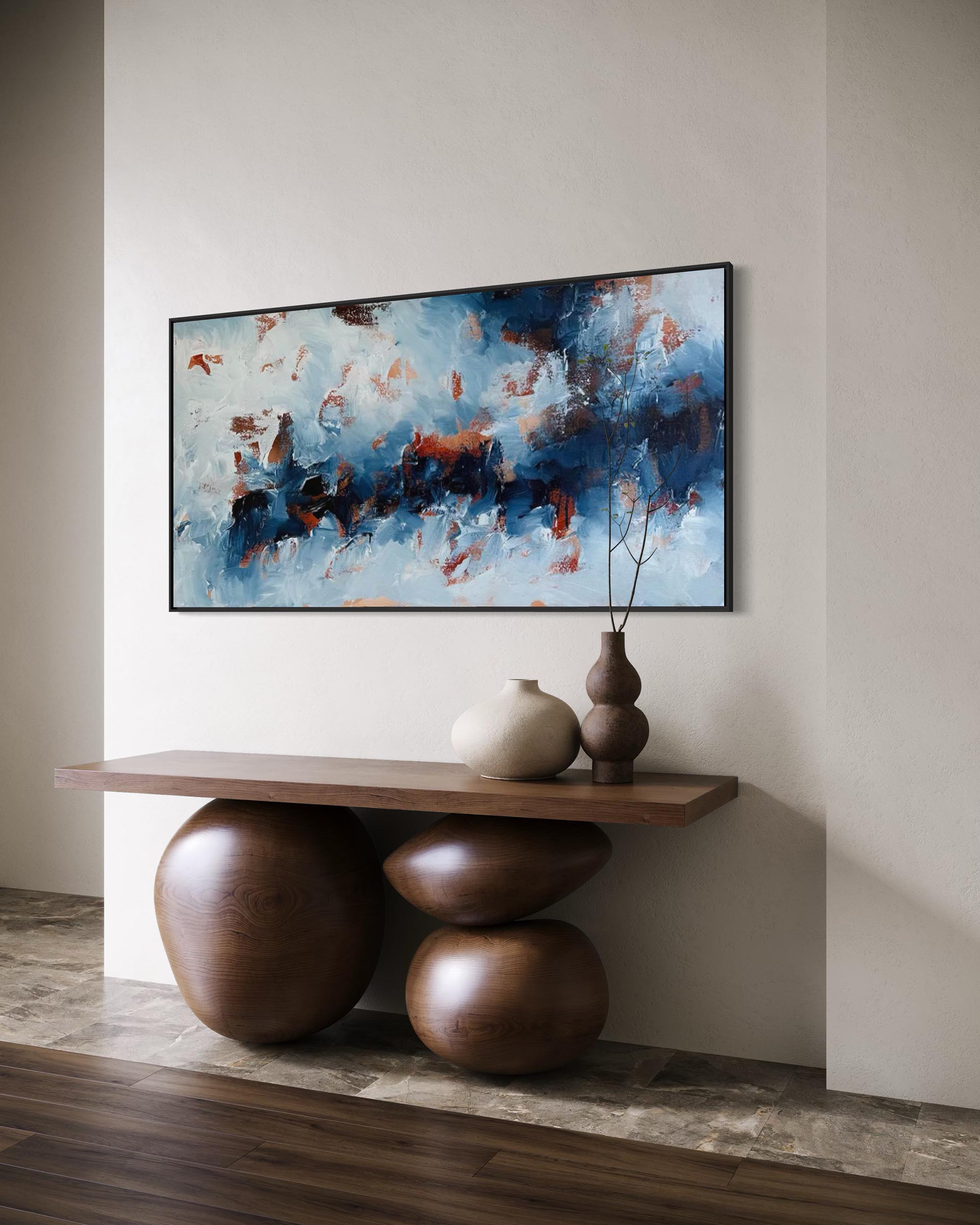 Echoing Waves | Original Painting | 150x76cm