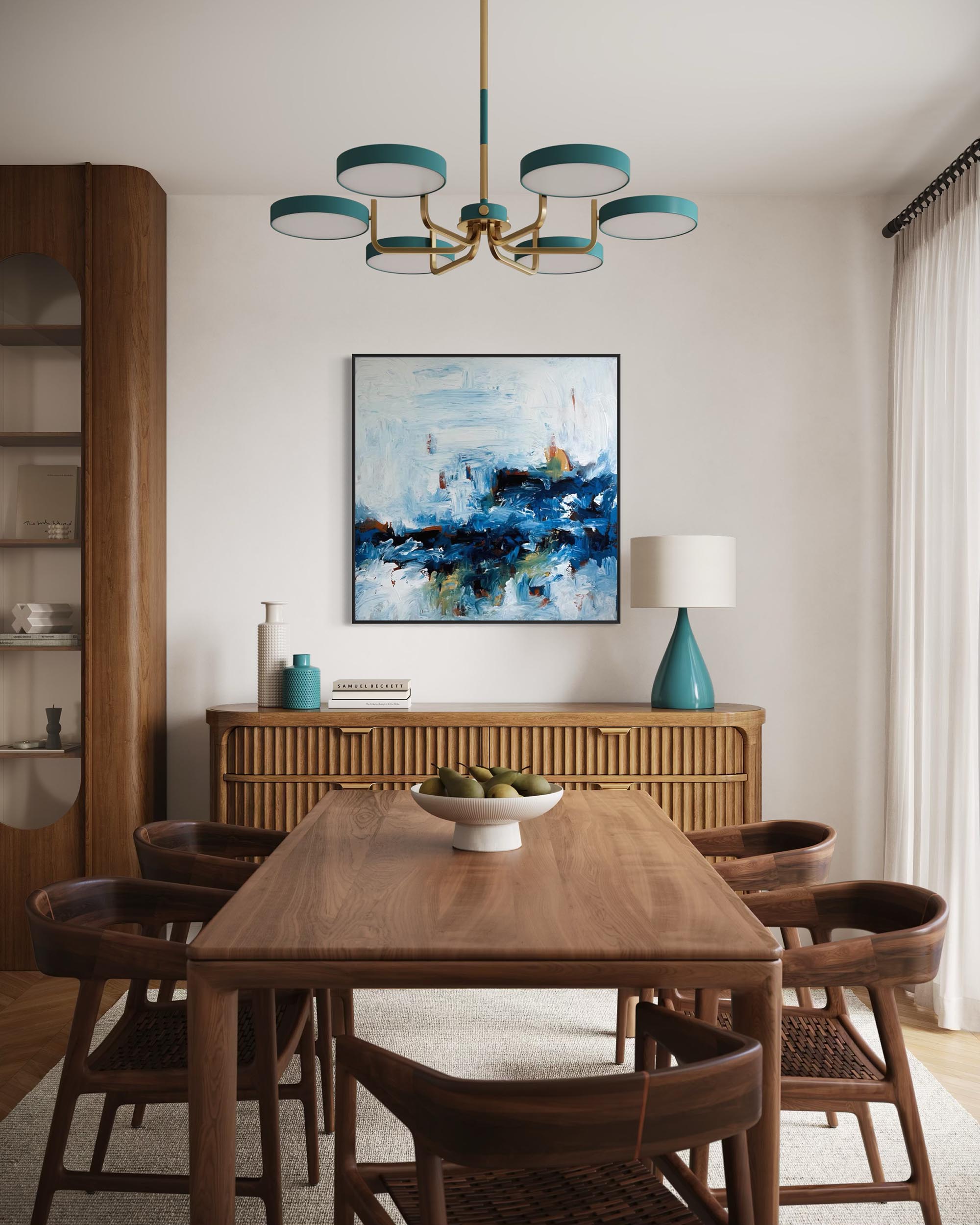 Whispering Waters II | Original Painting | 100x100cm