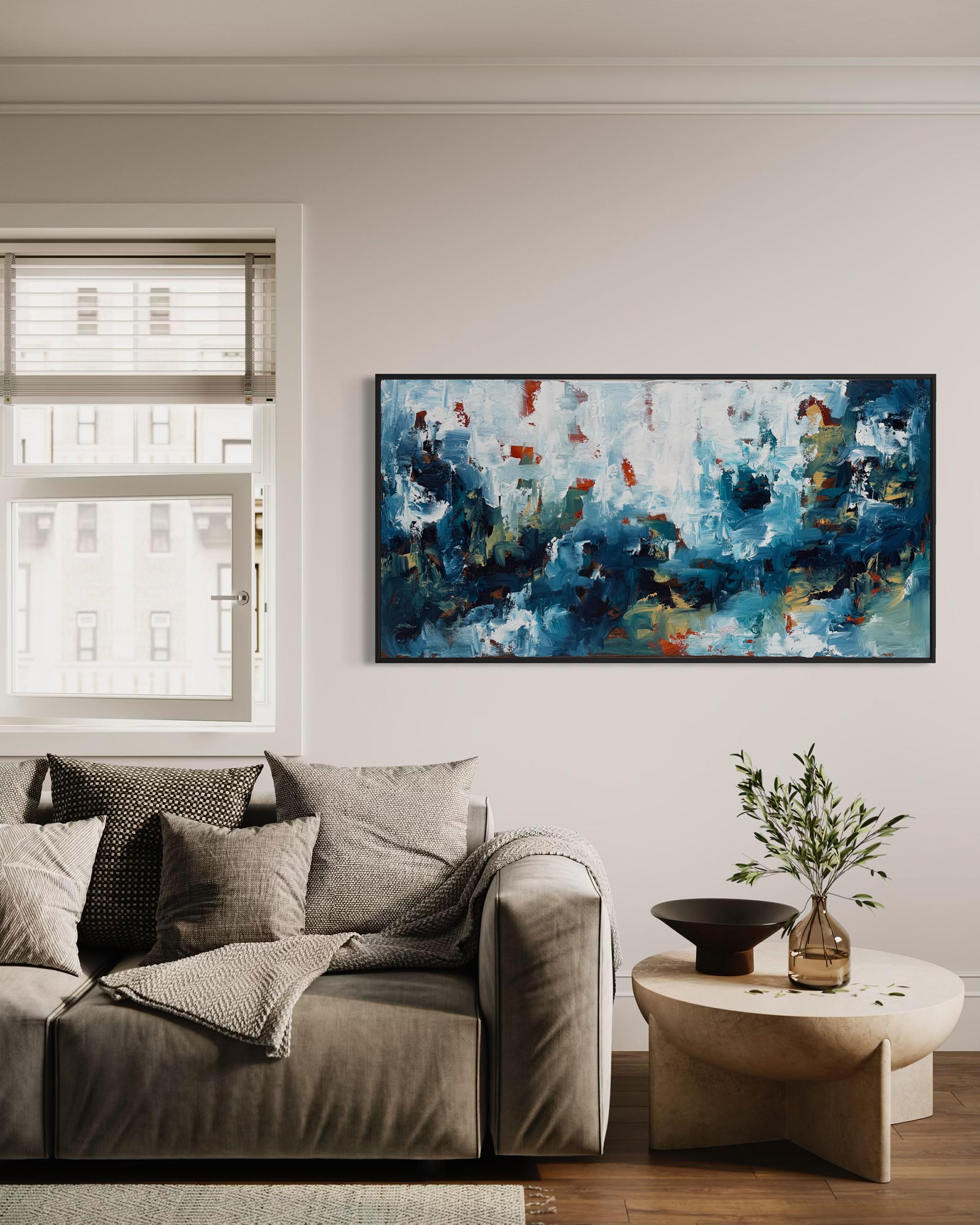 Silent Storm | Original Painting | 150x76cm