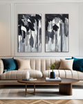 Beauty In The Storm | Original Diptych Paintings