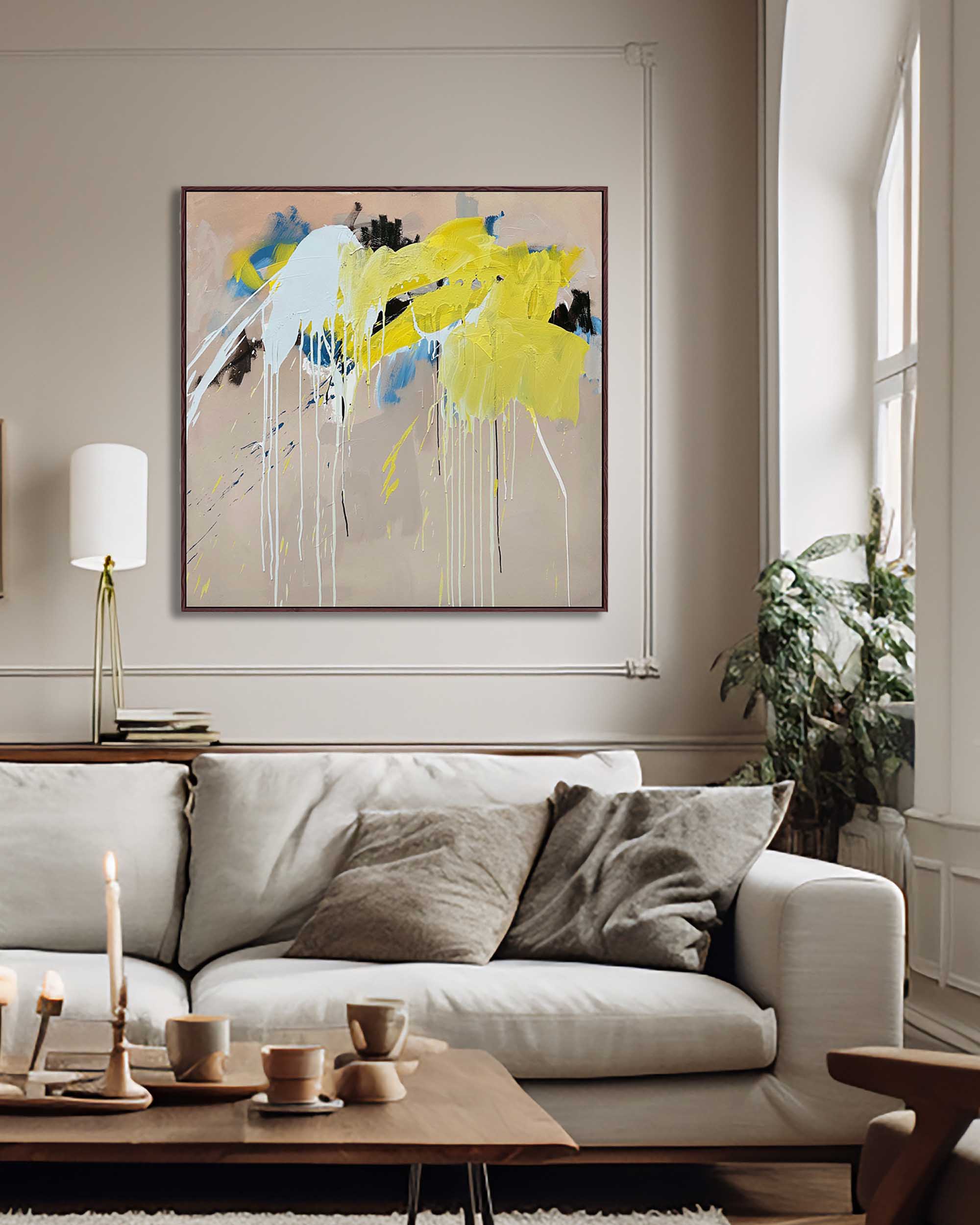 Living In A Fairytale II | Original Painting | 100x100cm