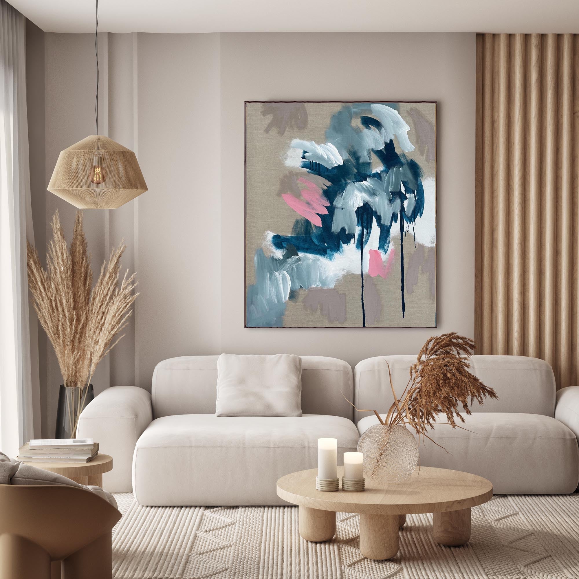 Oceans Between Us | 120x100cm | Original Painting