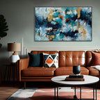 Then Came The Wave - Original Painting-Abstract House