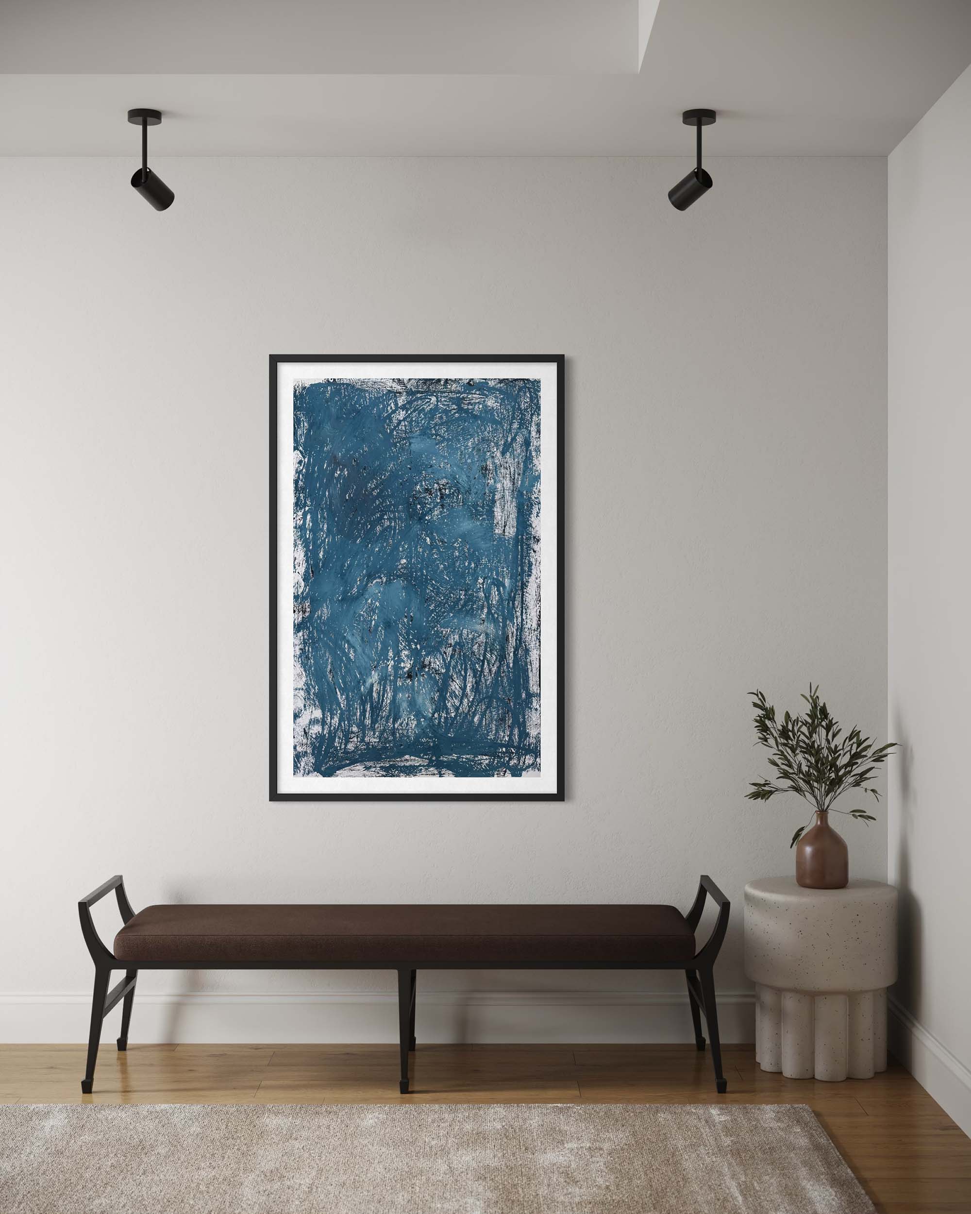 Ocean Of Thoughts | Framed Original Painting