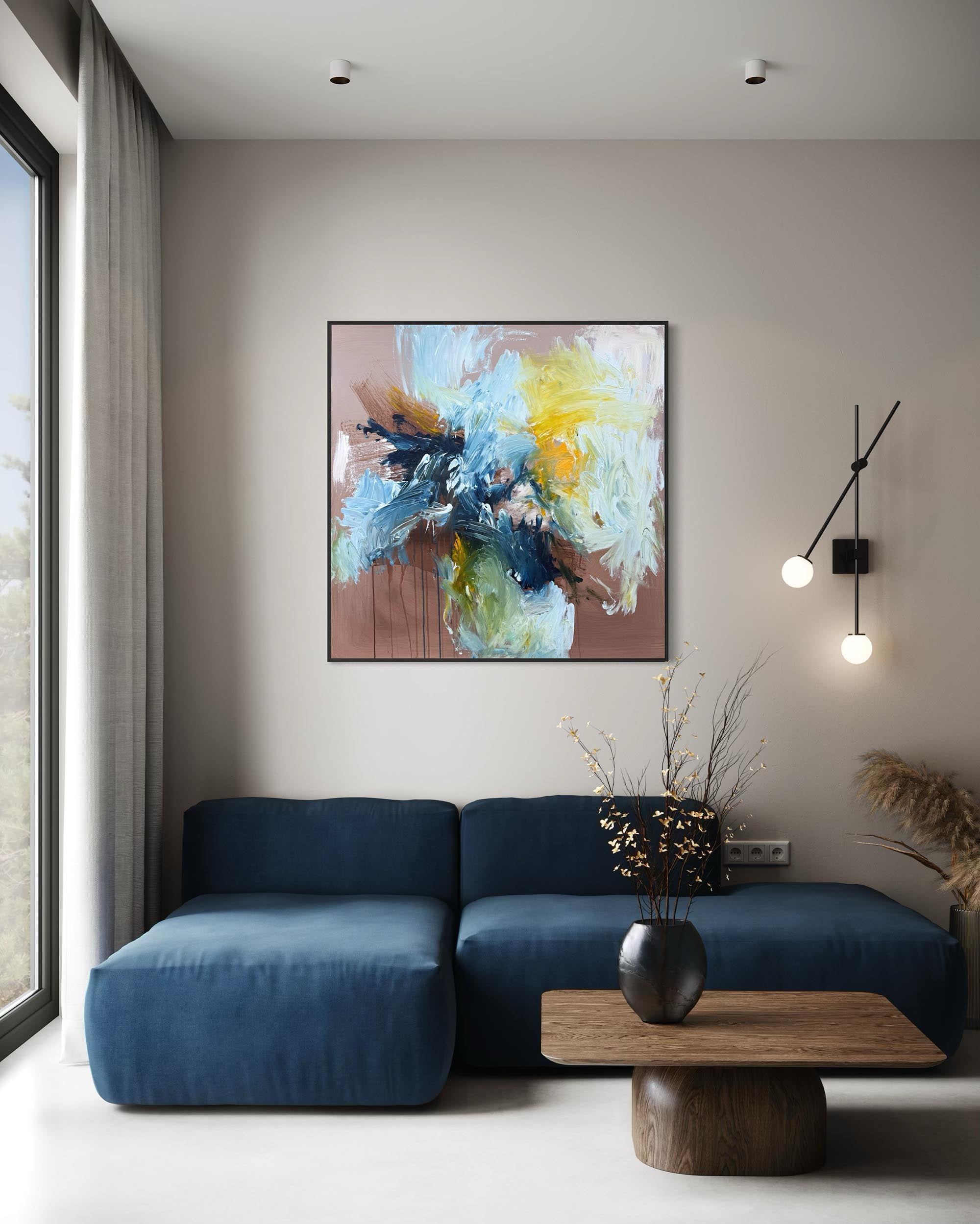 Daydreaming VII | Original Painting | 100x100cm