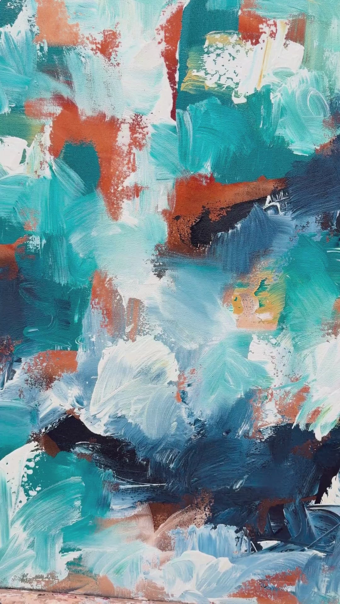 Then Came The Wave - Original Painting