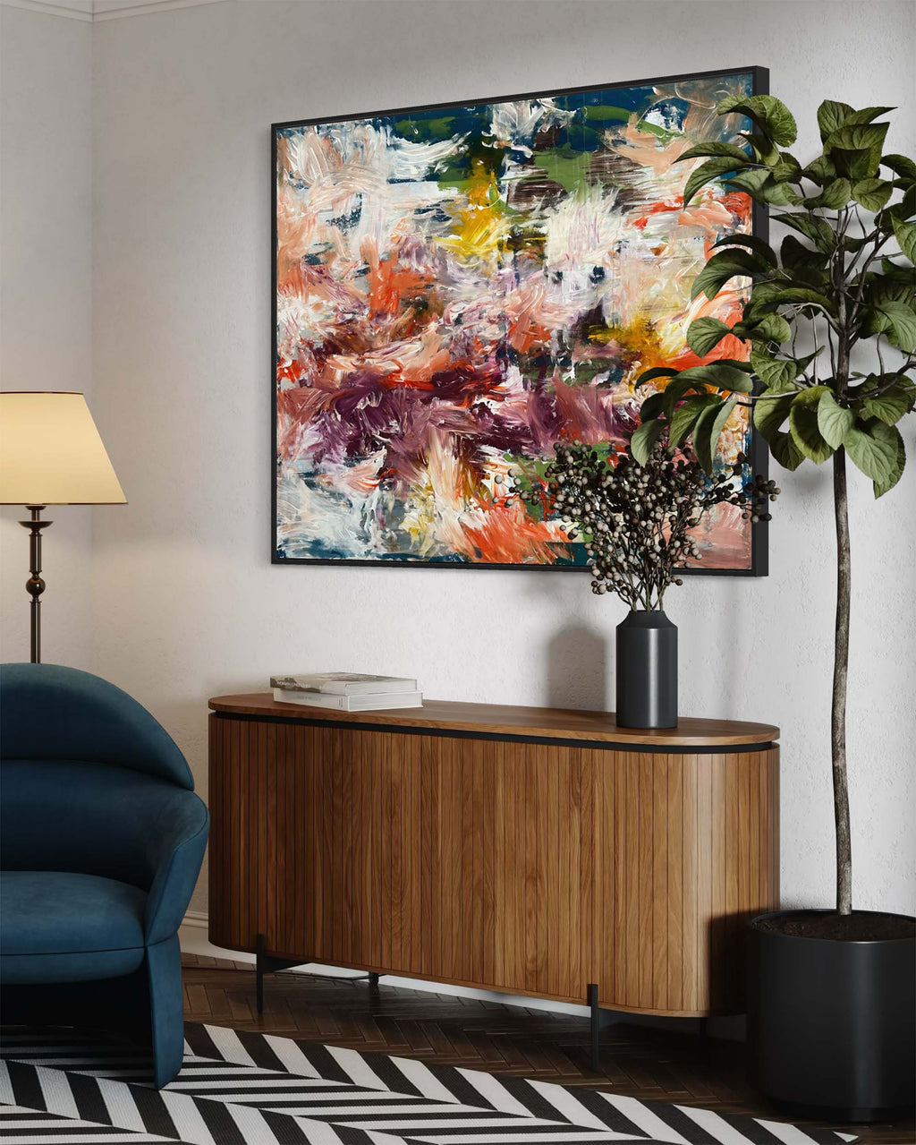 Autumn Garden | Original Painting | 150x120cm