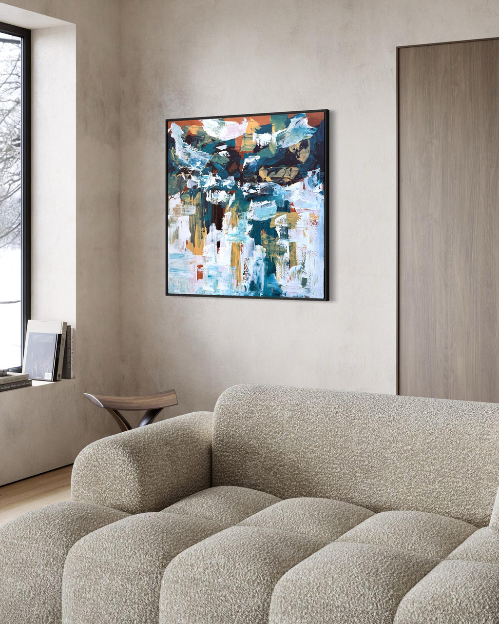 Unresolved | Original Painting | 100x100cm