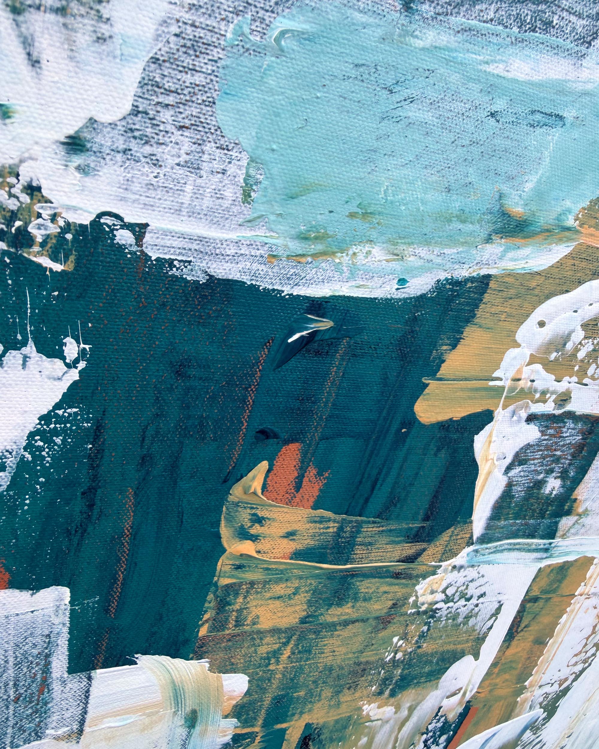 Unresolved | Original Painting | 100x100cm