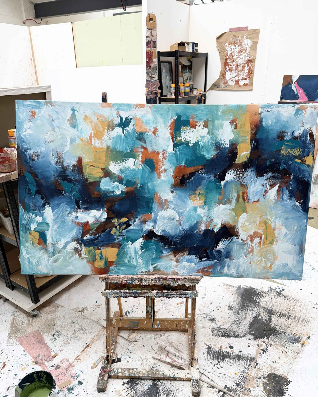 Then Came The Wave - Original Painting