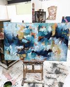Then Came The Wave - Original Painting