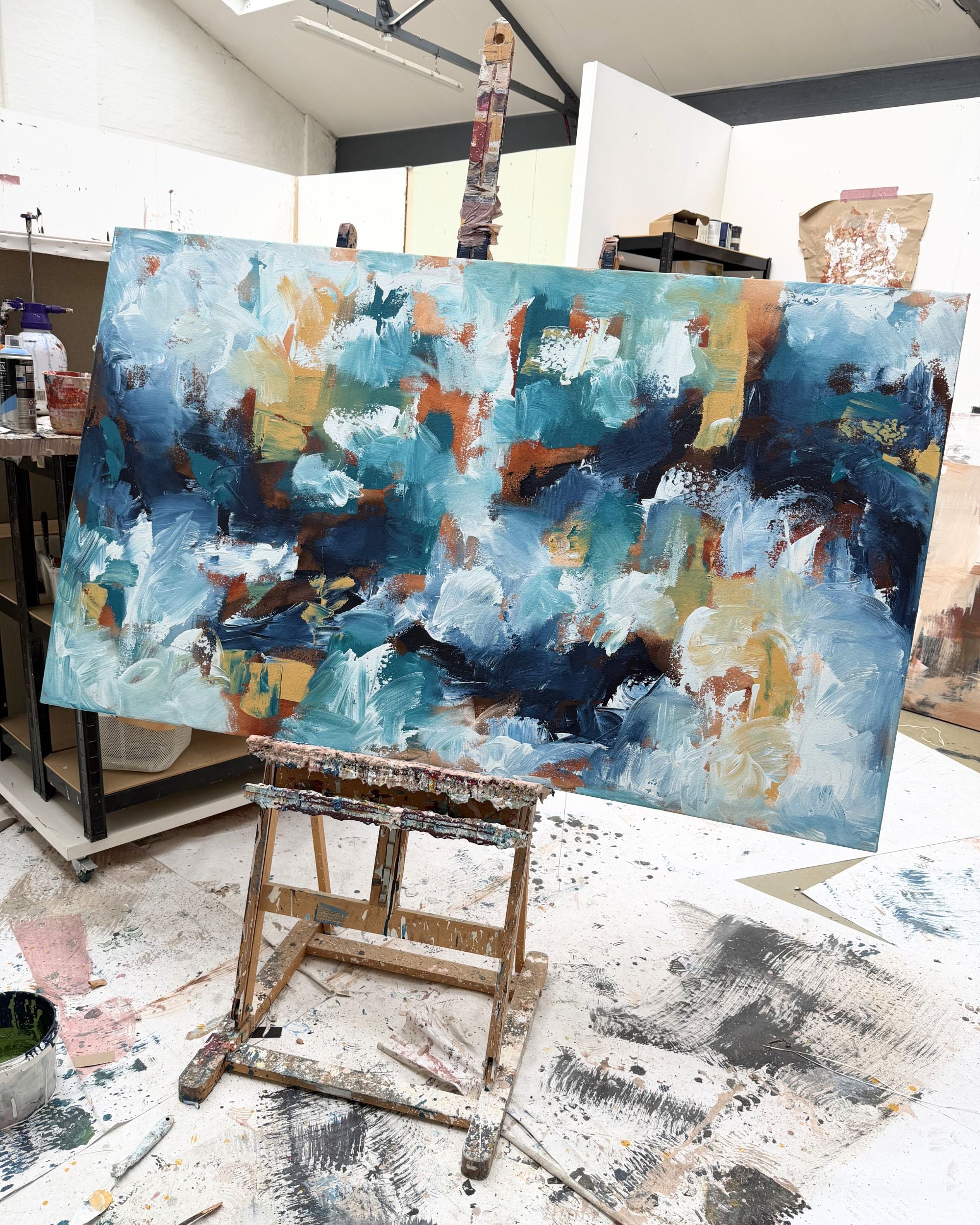 Then Came The Wave - Original Painting