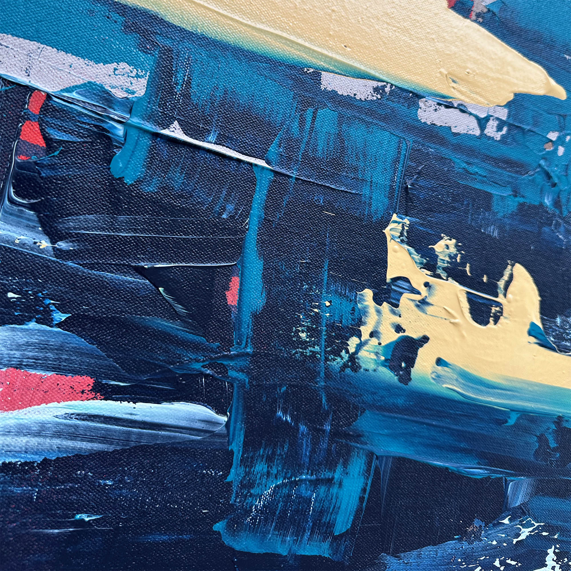 Wanting To Be Free - Original Painting-Abstract House