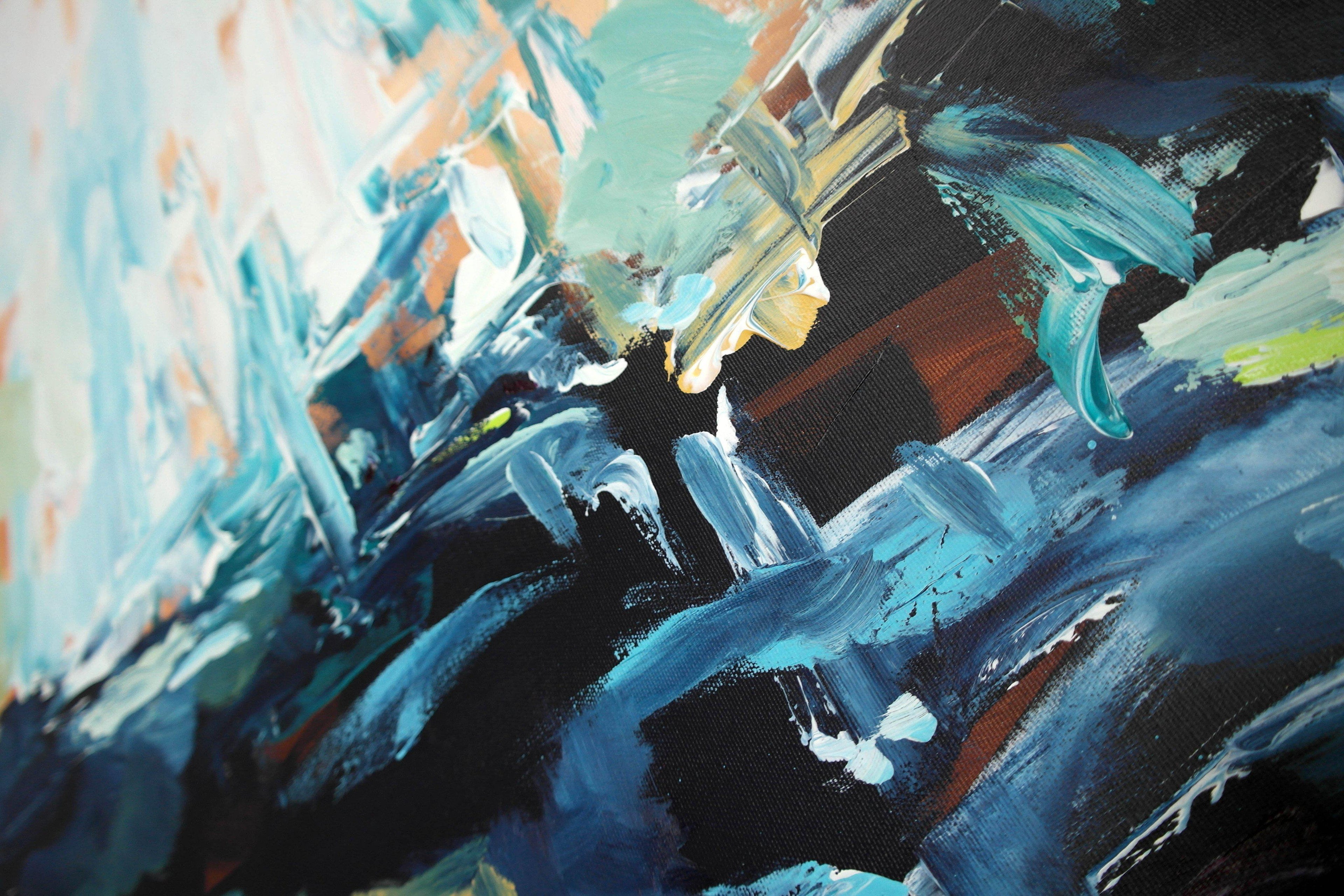 After The Fall - 150x120 cm - Original Painting-OmarObaid.com