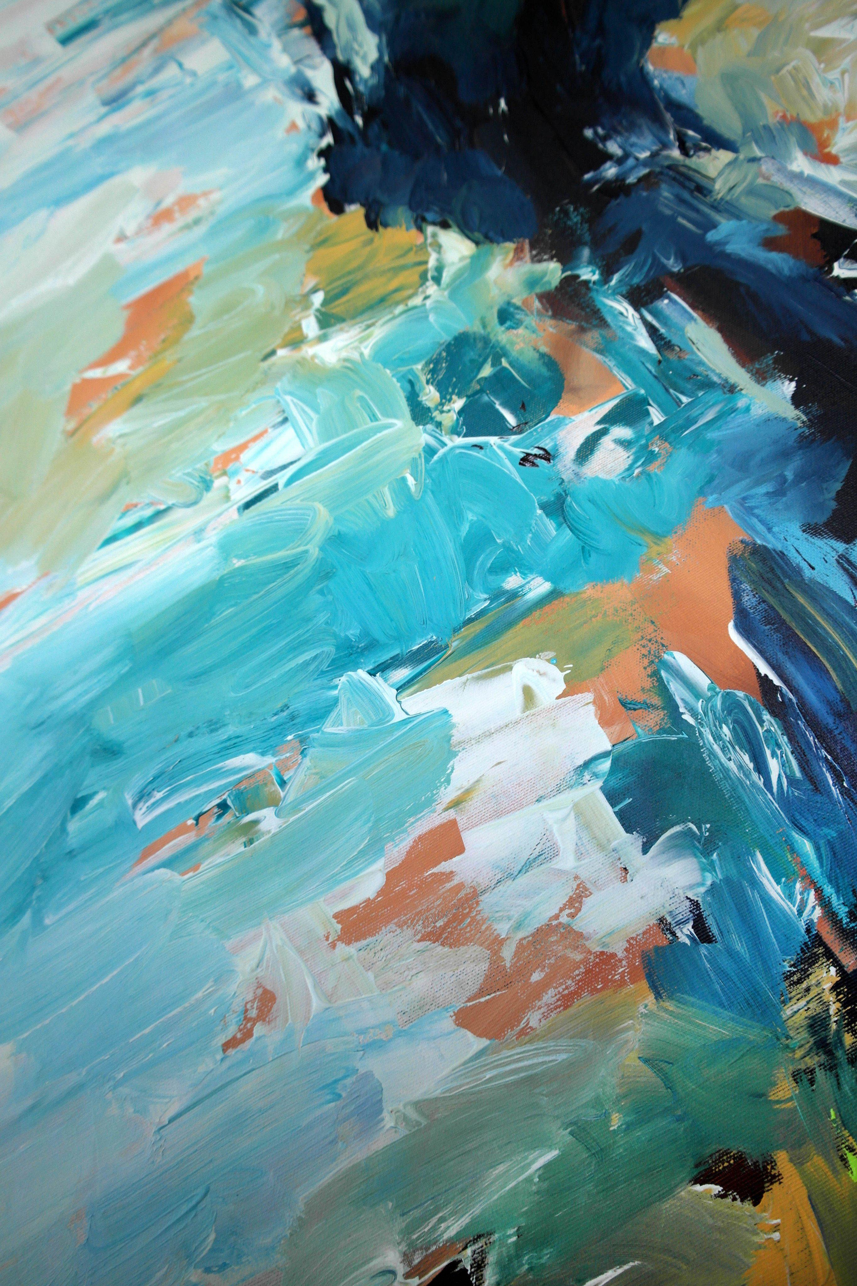 After The Fall - 150x120 cm - Original Painting-OmarObaid.com