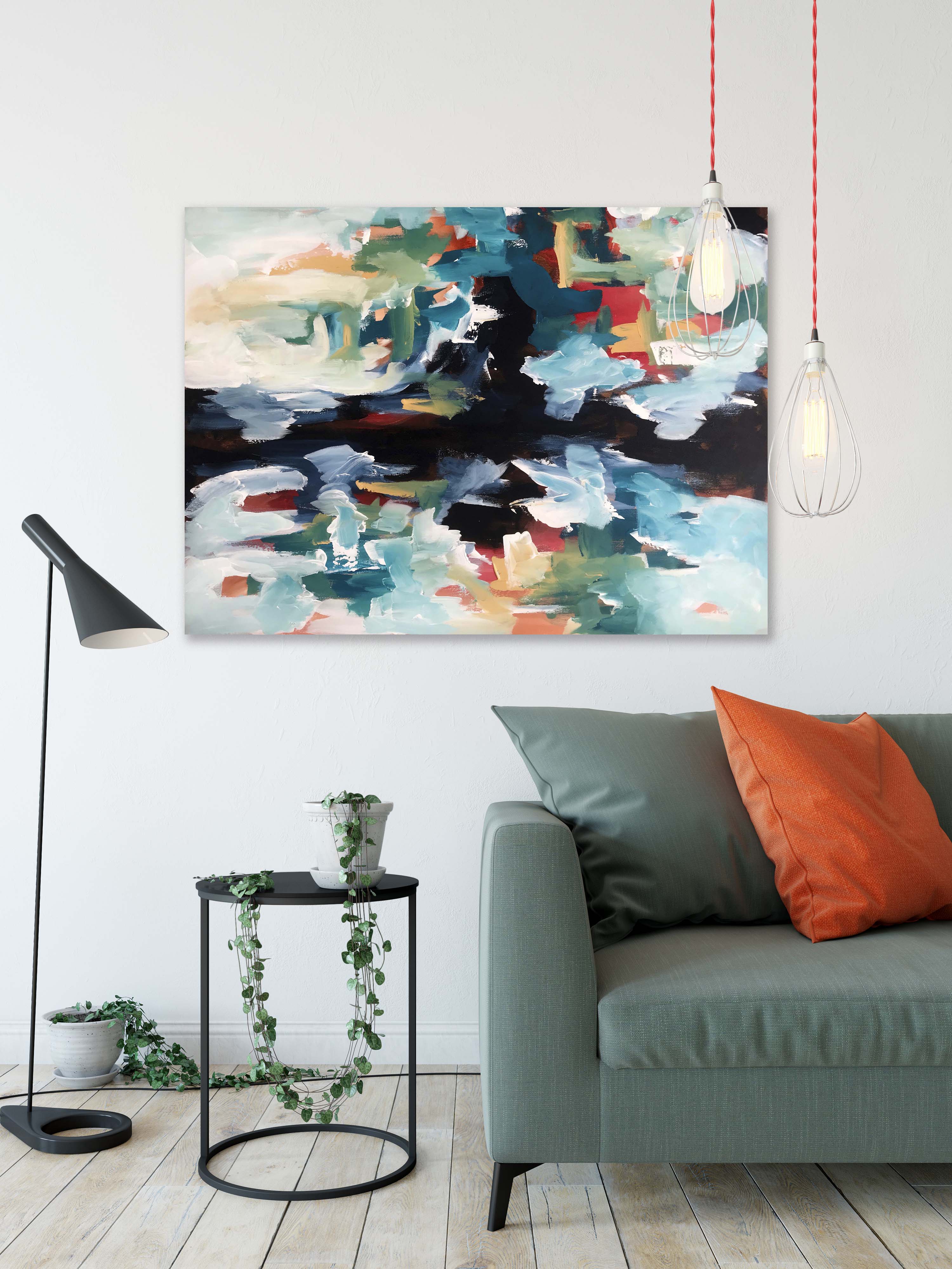Questioning Reality Part 1 - 102x76 cm - Original Painting