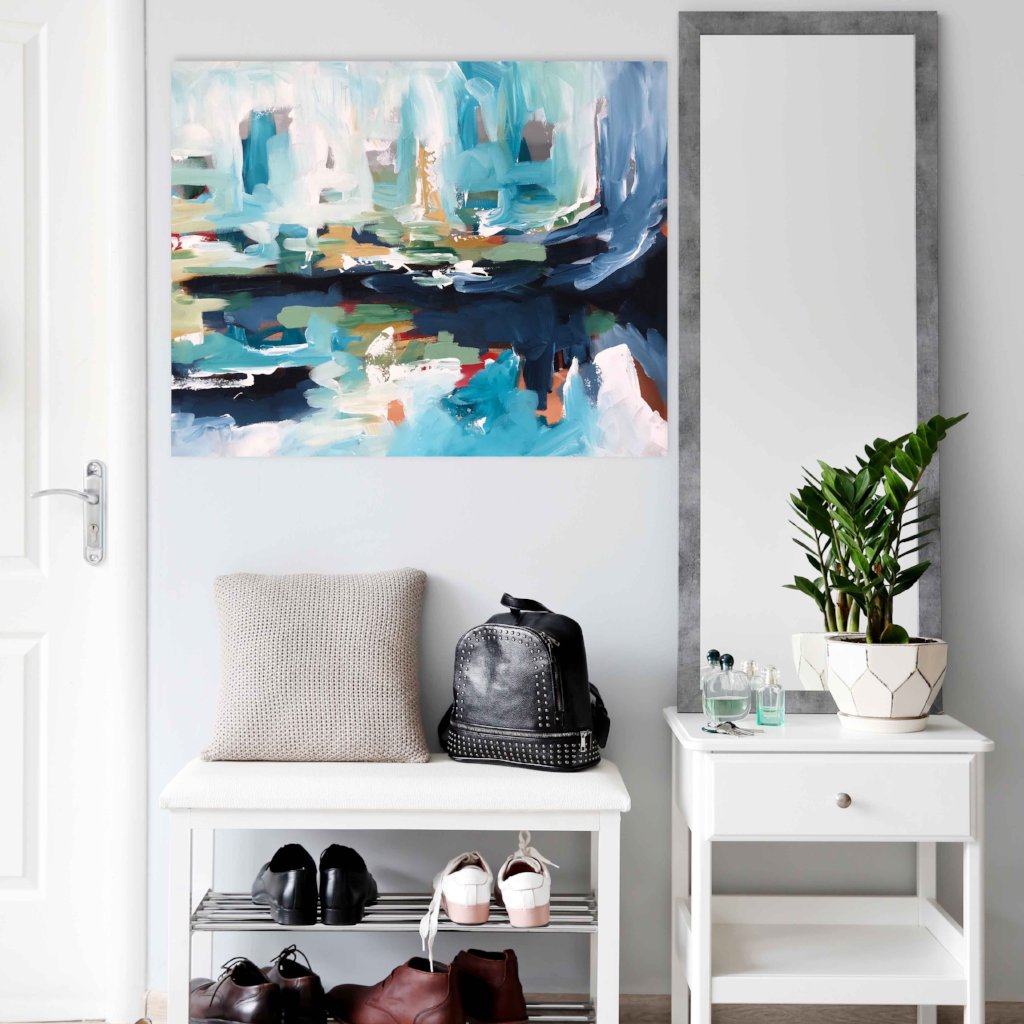 After The Smoke Clears Part 1 - 76x60 cm - Original Painting