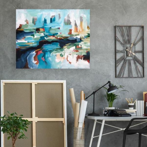 After The Smoke Clears Part 2 - 76x60 cm - Original Painting