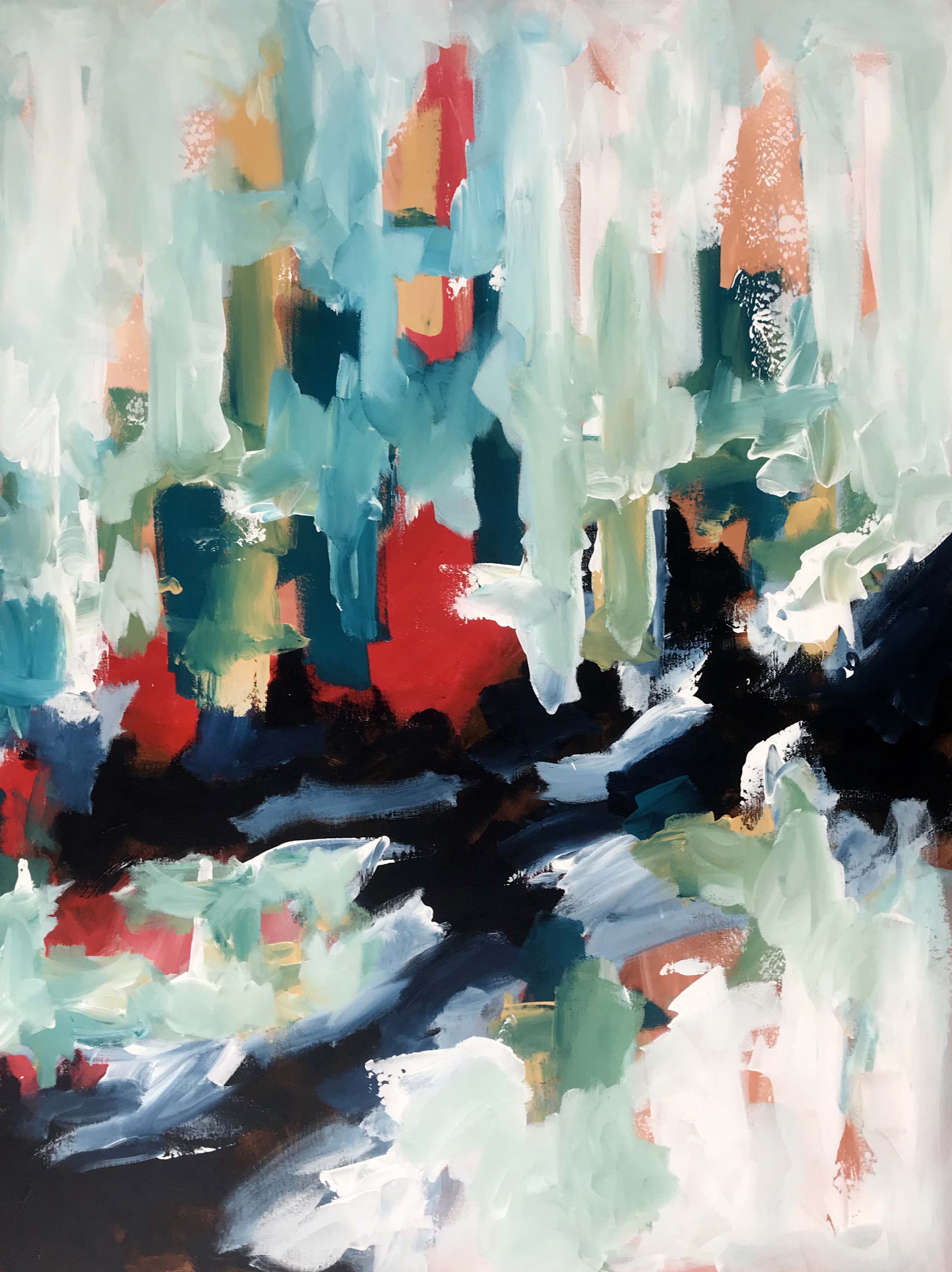 Questioning Reality - 152x102 cm - Original Painting-OmarObaid.com