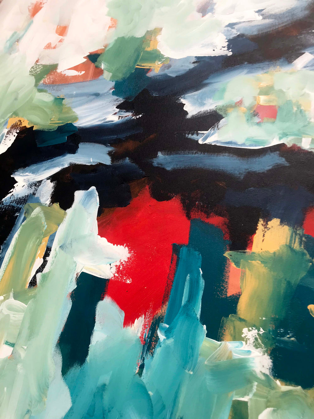 Questioning Reality - 152x102 cm - Original Painting-OmarObaid.com