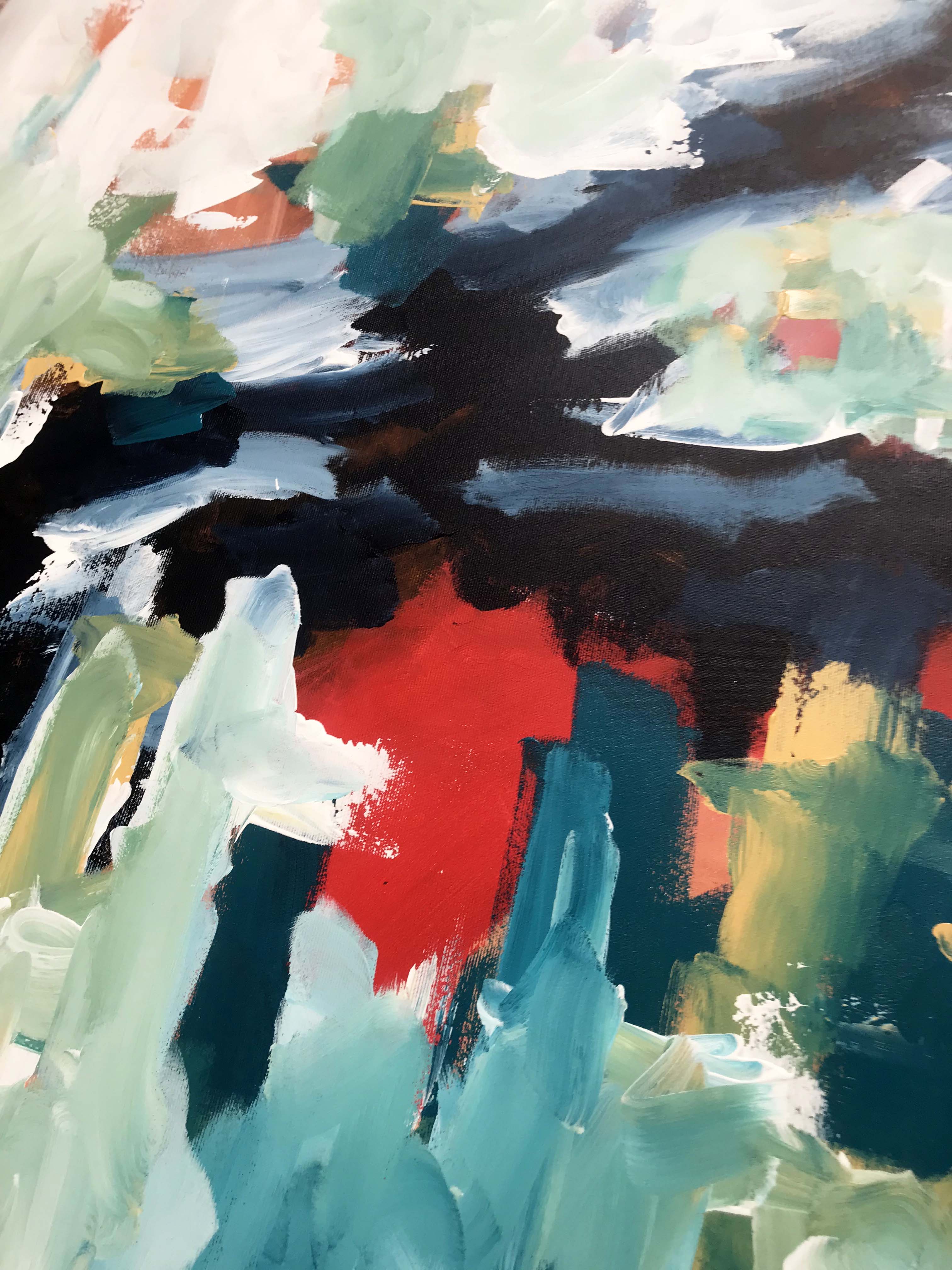 Questioning Reality - 152x102 cm - Original Painting-OmarObaid.com